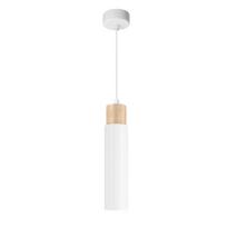 Candellux Claro 31-27764, GU10, 1 x 15 W, baltas/medienos sp.