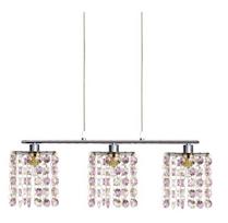 Candellux Lighting Classic 33-59270, G9, 3 x 40 W, balta sp./violetinė sp.