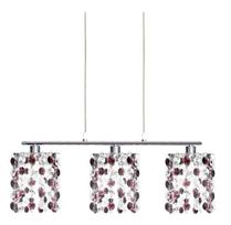 Candellux Lighting Classic 33-97012, G9, 3 x 40 W, balta sp./bordo sp.