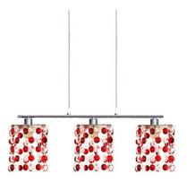 Candellux Lighting Classic 33-59287, G9, 3 x 40 W, balta sp./raudona sp.