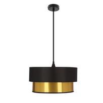 Candellux Erna, E27, 1 x 60 W, juodos/aukso spalvos