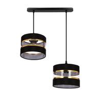 Candellux Lighting Pandy, E27, 2 x 40 W, aukso/juoda