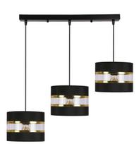 Candellux Pandy, E27, 3 x 40 W, juodos/aukso