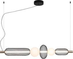 Viokef Margot, LED, 3000 °K, 1 x 28 W, aukso sp./juoda sp.