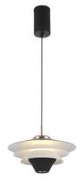 pakabinami sviestuvai senukai - Viokef Manley, LED, 3000 °K, 1 x 5 W, juodos/baltos sp. - 1 nuotrauka