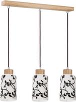Bosco, E27, 3 x 60 W, balta sp./juoda sp.
