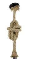 CristalRecord Knotted Rope, E27, 1 x 60 W, ruda