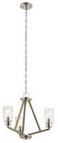 Elstead Lighting Deryn 3, E27, 3 x 60 W, skaidri sp.