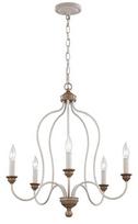 Elstead Lighting Hartsville 5, E14, 5 x 40 W, medienos sp.