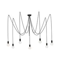Nowodvorski Spider 6785, E27, 7 x 60 W, juodas