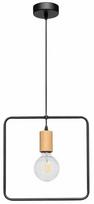 Spot-Light Carsten, E27, 1 x 60 W, ruda sp./juoda sp.