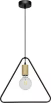 Spot-Light Carsten Wood, E27, 1 x 60 W, ruda sp./juoda sp.