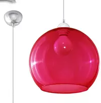 Sollux Lighting Ball, E27, 1 x 15 W, raudonas