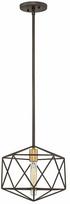 Elstead Lighting Astrid, E27, 1 x 60 W, aukso sp./juoda sp.