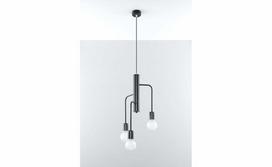 Sollux Duomo 3M, E27, 3 x 60 W, juodas