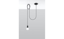 Sollux Lighting Edison 1, E27, 1 x 60 W, juodas