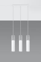 Sollux BORGIO 3, GU10, 3 x 40 W, baltas