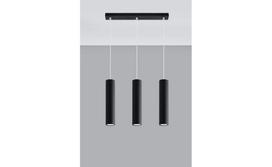 Sollux Lighting Lagos 3 SL.0329, GU10, 3 x 40 W, juodas