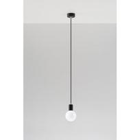 Sollux Lighting Edison 1 10516435, E27, 1 x 60 W, juodas