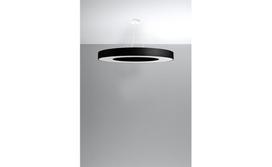 Sollux Saturno Slim 90 SL.0798, E27, 8 x 60 W, juodas