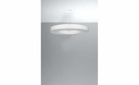 SOLLUX Saturno Slim 90, E27, 8 x 60 W, baltas