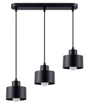 Sollux Savar 3 SL.1133, E27, 3 x 60 W, juodas