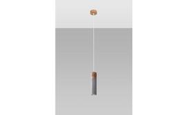 Sollux Zane 1 SL.0965, GU10, 1 x 40 W, pilka/ruda sp.
