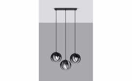 Sollux Tulos 3L SL.1089, E27, 3 x 60 W, juodas
