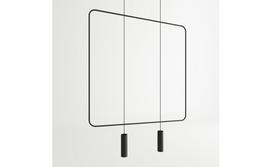 Thoro Lighting Rana 2 TH.019CZ, GU10, 2 x 40 W, juodas