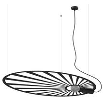 Thoro Lighting Lehdet TH.001CZ, E27, 1 x 60 W, juodas