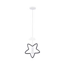 Candellux Lighting Star C, E27, 1 x 20 W, juoda/balta