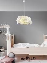Opviq Cloud 390FLH2181, E27, 1 x 60 W, baltas
