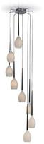 AZzardo Izza AZ0160, E14, 8 x 40 W, baltas
