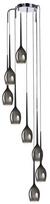 Azzardo Izza AZ2940, E14, 8 x 40 W, pilka sp.