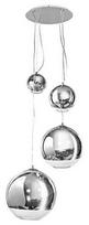 Azzardo Silver Ball 4 AZ2531, E27, 4 x 60 W, skaidri/chromo spalvos