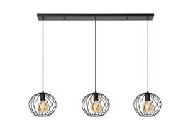 Lucide Danza 21428/03/30, E27, 3 x 40 W, juodas