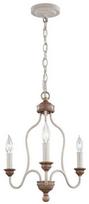 Elstead Lighting Hartsville 3, E14, 3 x 40 W, ruda sp.