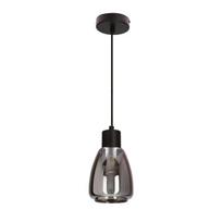 Candellux Lighting Moldo, E27, 1 x 40 W, juoda/dūminis juoda
