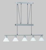 Trio Stamina 3751051-07, E14, 5 x 40 W, baltas