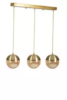 Opviq Chandelier Kure 8709-5, E27, aukso spalvos