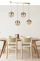 Opviq Chandelier Kure 8709-6, E27, aukso sp.