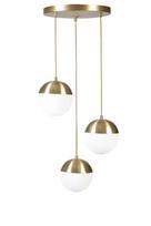 Opviq Chandelier Kure 8710-3, E27, aukso spalvos