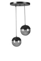 Opviq Chandelier Kure 8711-2, 2 x 40 W, juodas