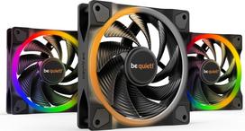 120mm light wings - Be Quiet! Light Wings 120mm PWM High-Speed Triple Pack Black (juodas), 3 vnt. - 1 nuotrauka