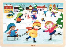 Viga Winter 51272 medinė dėlionė, 24 det.