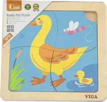 Viga 51314 medinė dėlionė Ančiukas, 4 det.