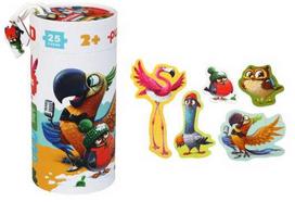 Cubika Puzzlika Birds, 5 in 1, 25 det.
