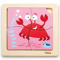 Viga 50146 dėlionė ant kaladėlės - Krabas