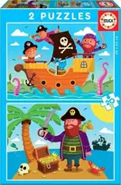 Educa Pirates 80-17149, 2x20 det.