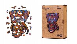 PuzzleOK Medinė dėlionė EKO Dramblys, 68 det.